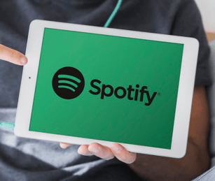 Art des Spotify Musik auf das iPad