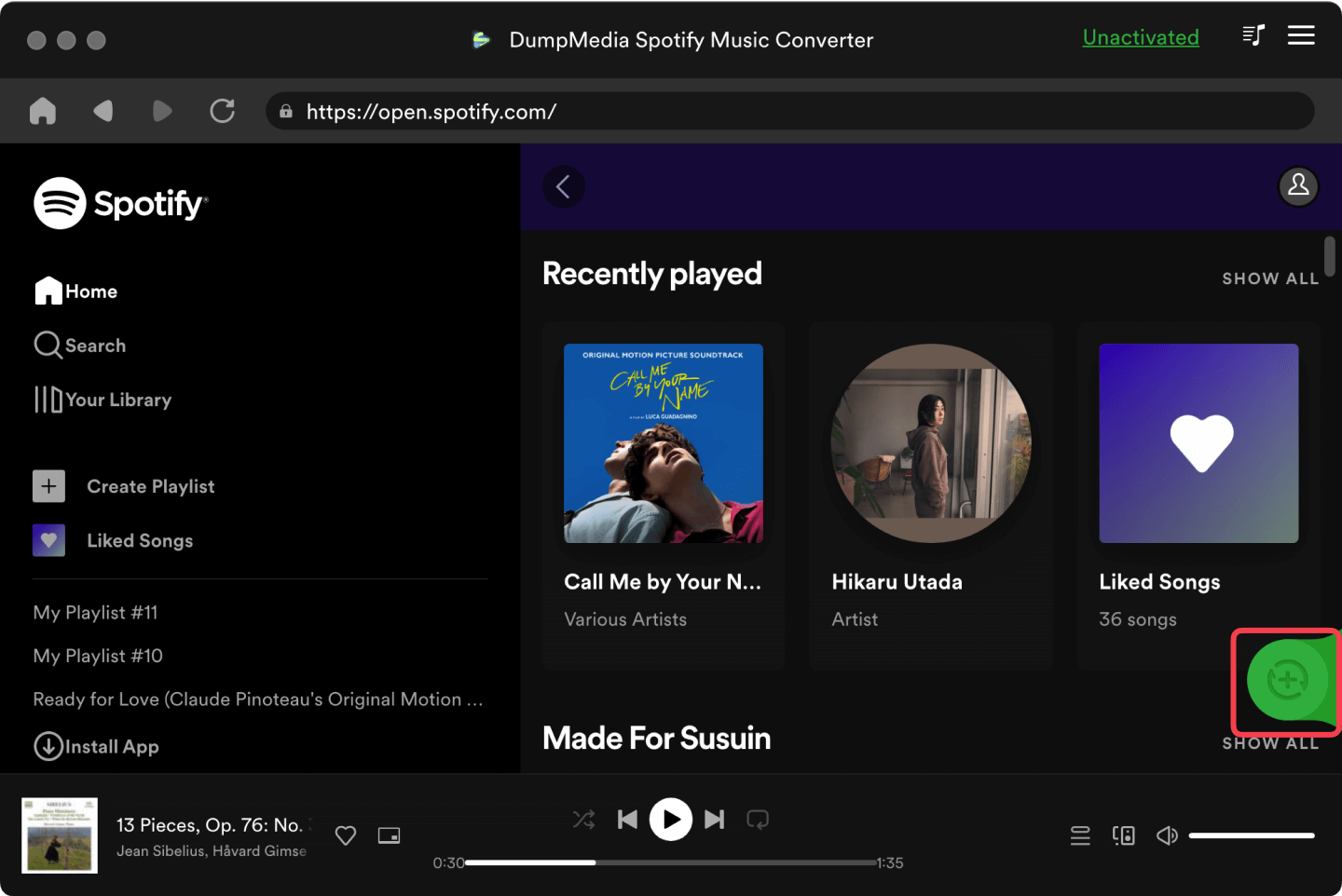 Добавление Spotify Конвертер песен в сторонний конвертер
