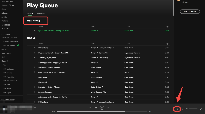 Displaying the Steps to Turn Off Spotify Shuffle on Your Desktop