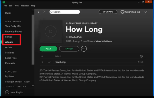 Ouvrez votre Spotify Compte