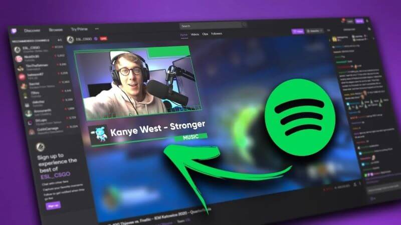 연극 Spotify Twitch 음악