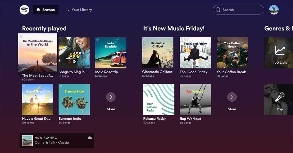 プレイ Spotify ロクTVで