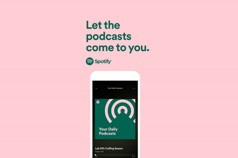 Podcasts sur Spotify