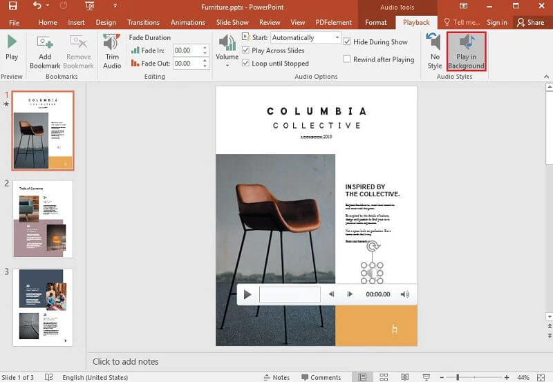Dodaj muzykę do programu PowerPoint