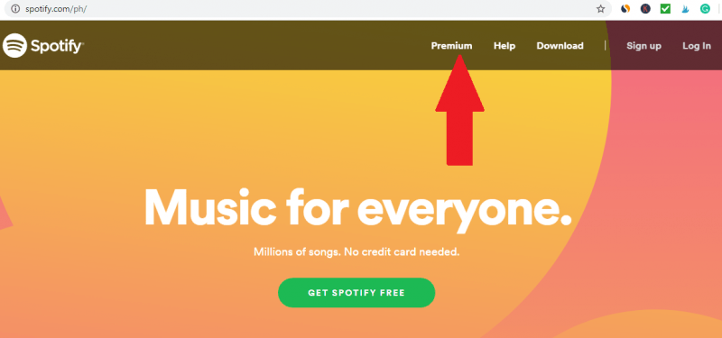 Descargar Spotify Música dentro de la Spotify App del evento