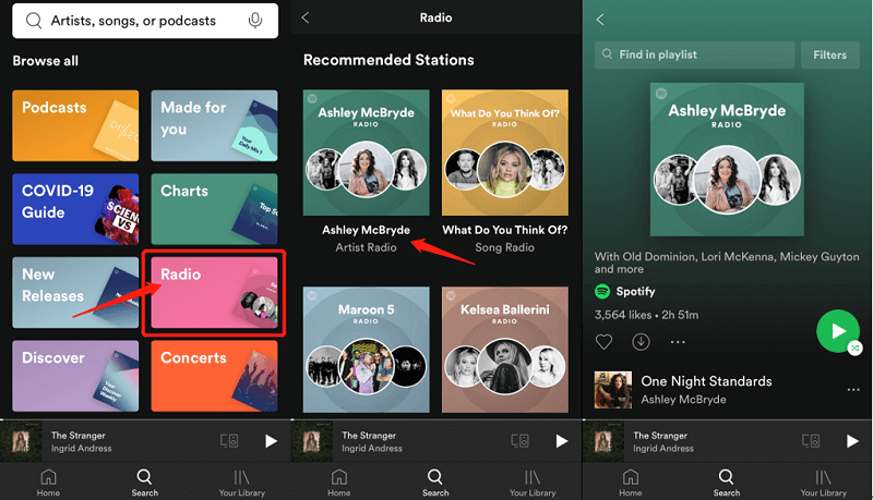 Skorzystaj z funkcji radia Spotify