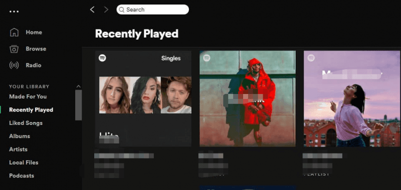 The Guide on How to See The Recently Played Tracks on Desktop