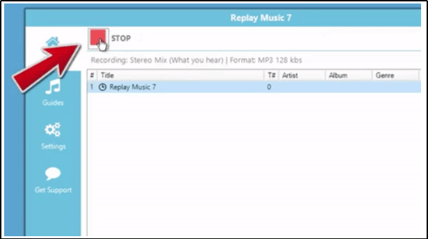 Instale e abra o aplicativo Replay Music