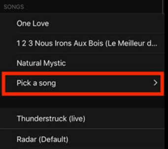 在你的生活中 Spotify 在 iOS 設備上跟踪為警報聲音