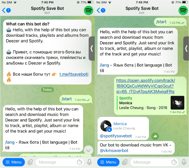 Download Spotify Playlists With Telegram Bot