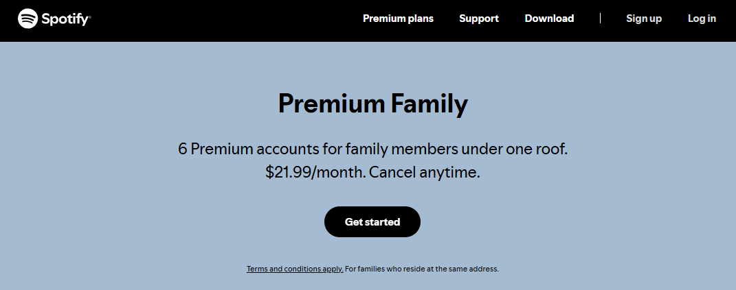 Rodzinny plan Premium