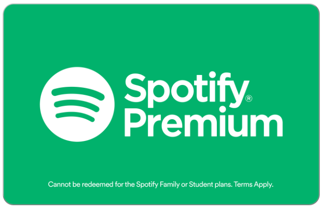 Weergave van de Spotify Premium