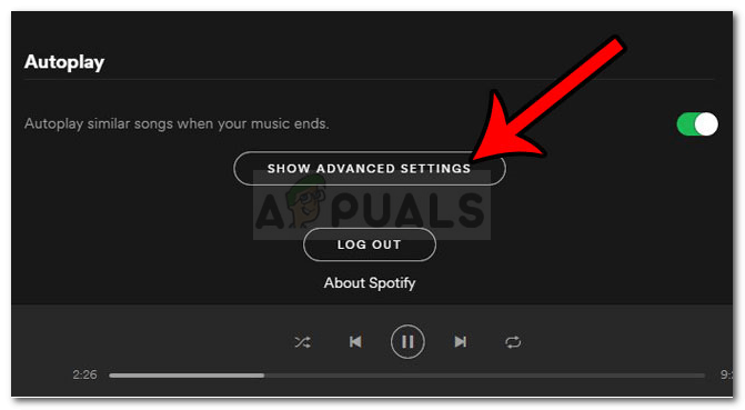 Spotify Configurações