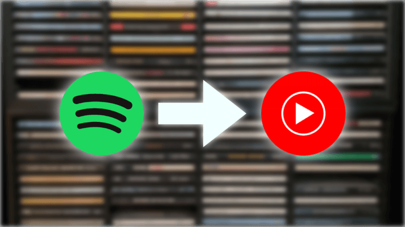 Загрузите Spotify Музыкальный плейлист на YouTube