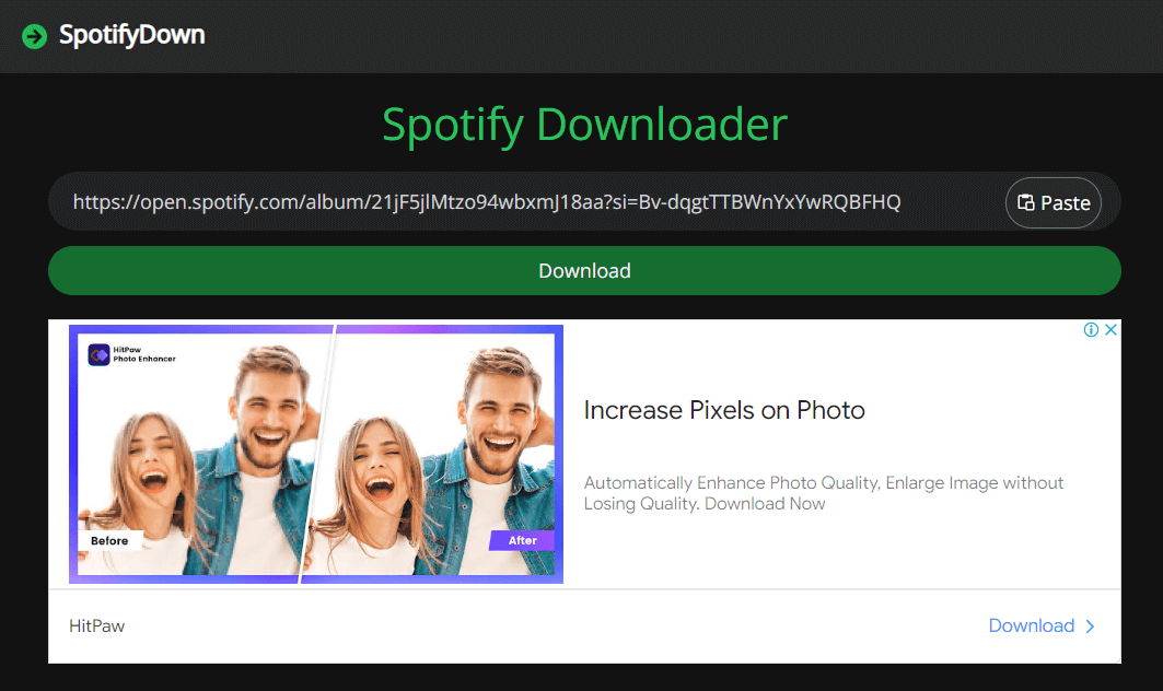SpotifyDown Save Spotify To MP3