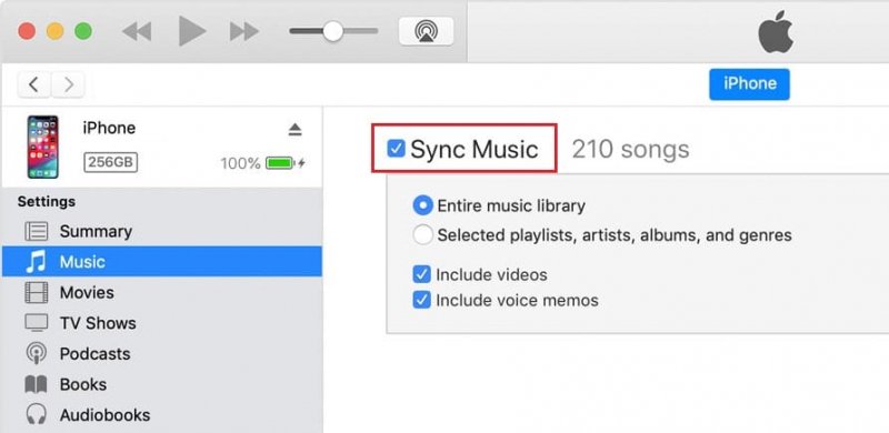 iTunes Sync Spotify Music