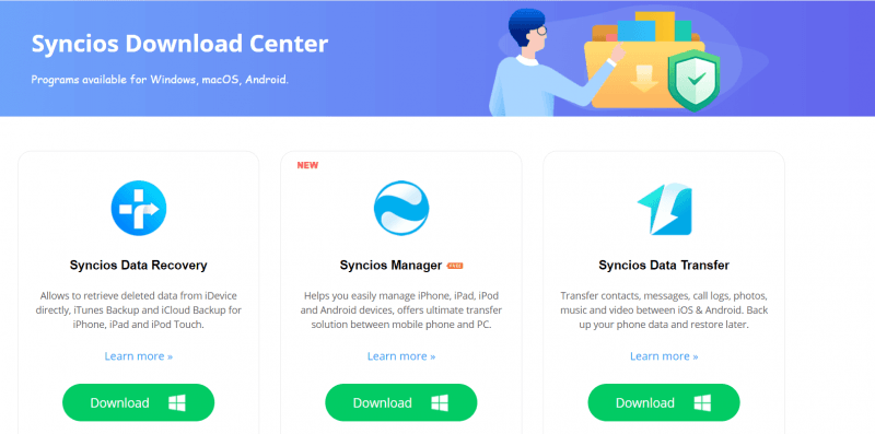 Descargar la aplicación Syncios Manager