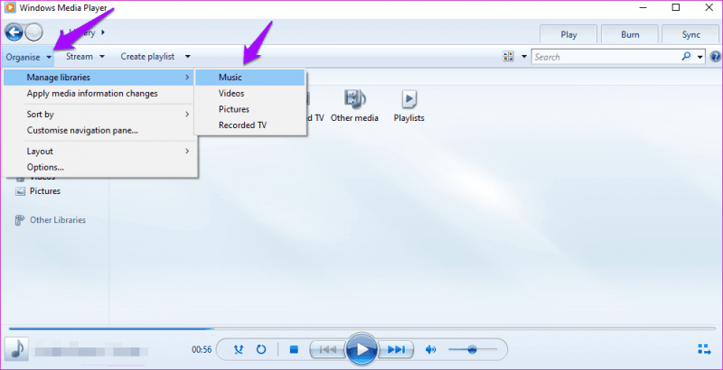 Transfer The Converted Spotify Songs To Windows Media Player
