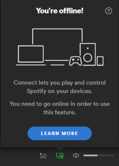 Unstable Connection on Spotify