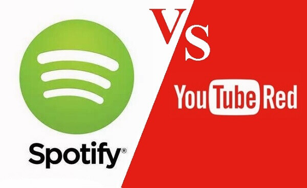 YouTube Vermelho vs. Spotify