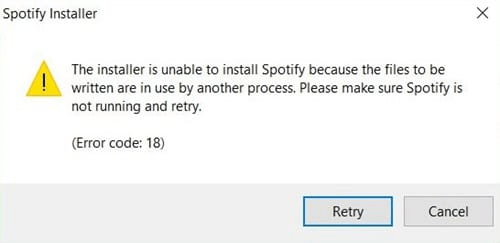 Error code 18. Ошибка спотифай. Спотифай ошибка 403. Top.login Error code Spotify.