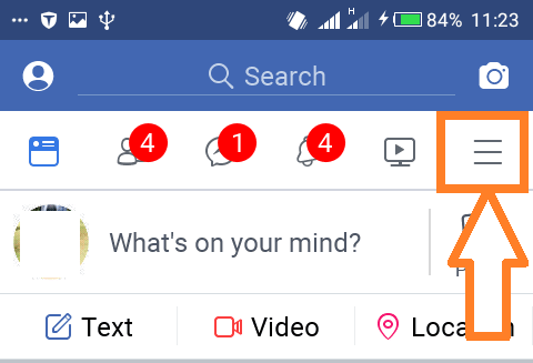 Facebookプロフィール画像を変更する