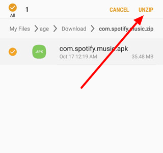 Download de nieuwste versie hiervan Spotify Premium-APK