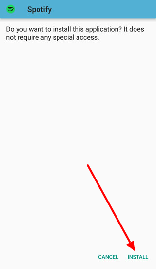 installera Spotify Premium APK