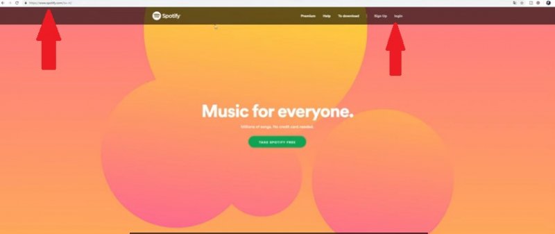 로그인 Spotify 계정