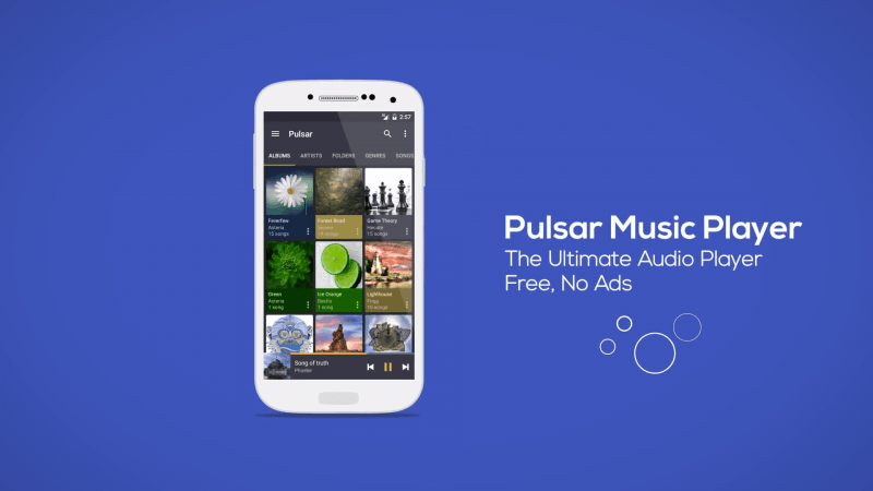 Reproductor de musica pulsar