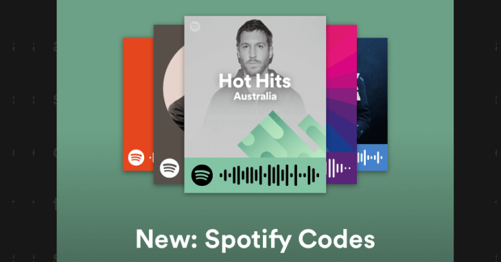 Spotify Codes für die gemeinsame Nutzung von Musik