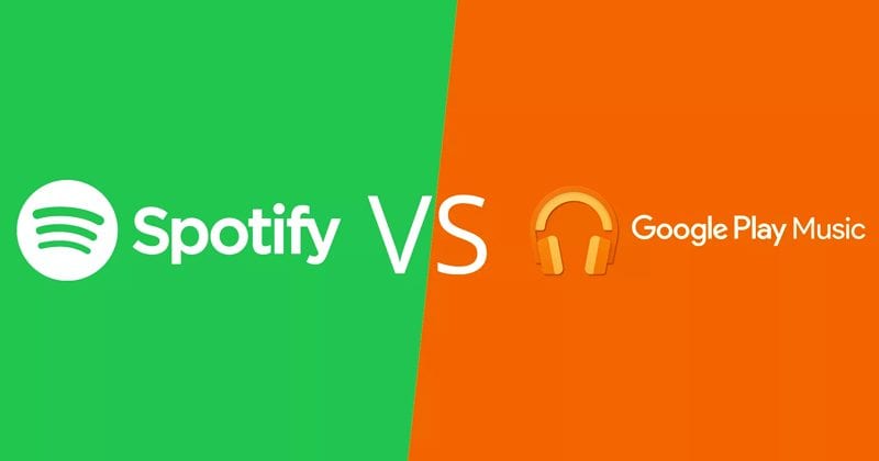 Spotify VS 谷歌播放音樂