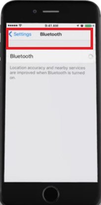 Ligue o Bluetooth no dispositivo móvel