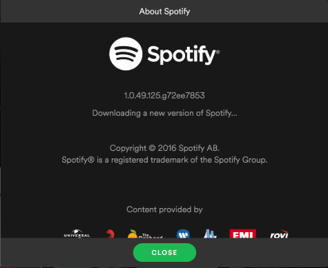Обновите свой Spotify Приложение