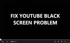 YouTube의 검은 색 화면 문제