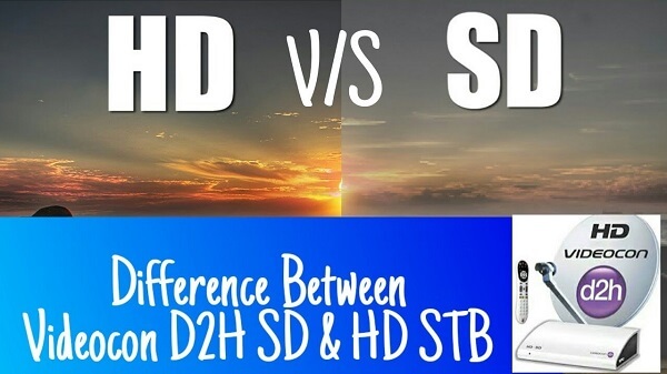 Differences between SD and HD