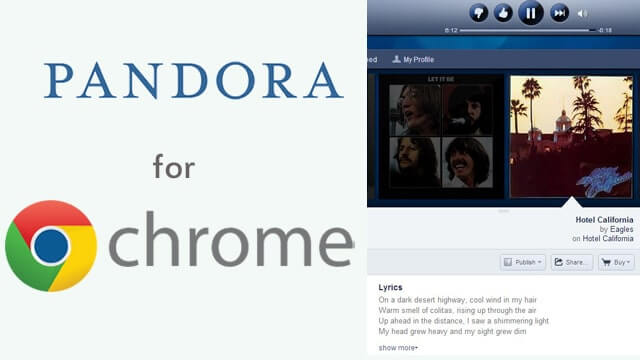 Download muziek van Pandora met Google Chrome