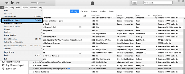Импорт вашего Mp3 Файлы в iTunes