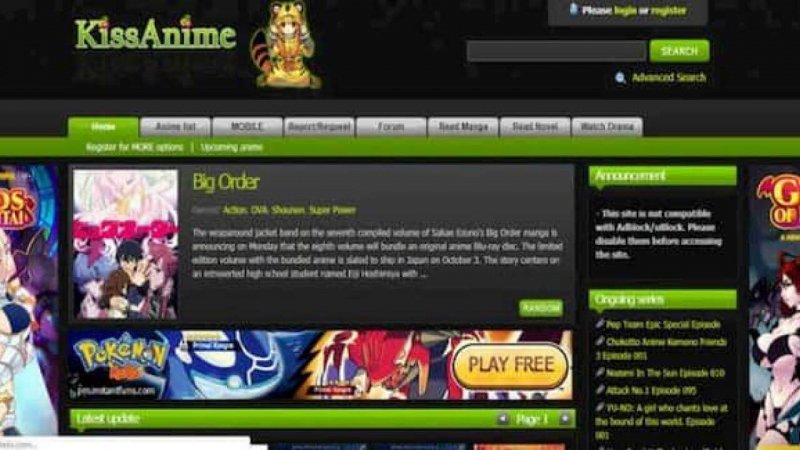 Alternatives à Kisscartoon KissAnime