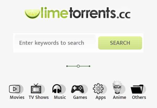 LimeTorrents-een extratorrent-alternatief