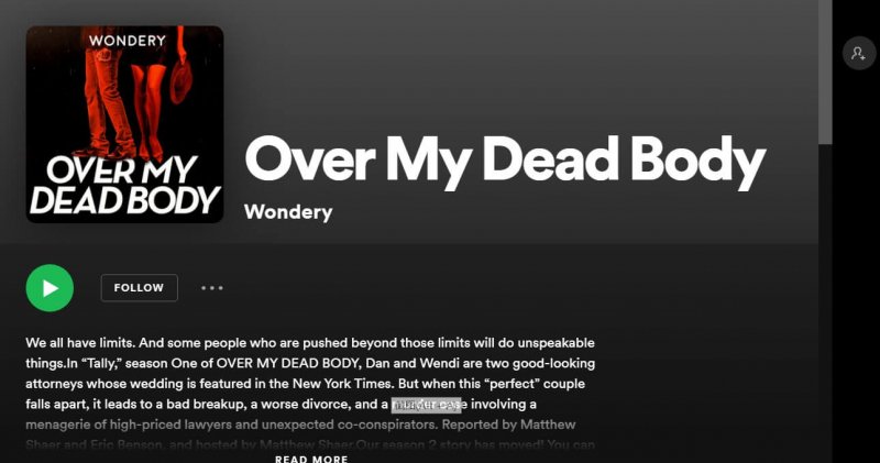 Podcast Over My Dead Body