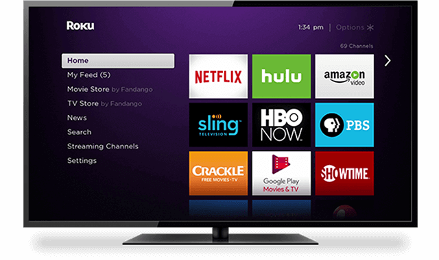 Roku Homescreen