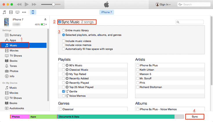 Syncing Music To Your iPhone