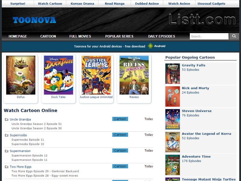 Kisscartoon Alternatives Toonova 