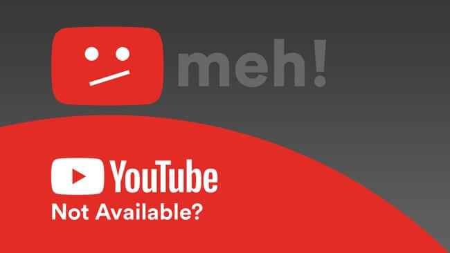 Youtube non disponible