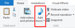 Dodaj MP3 Pliki włączone Windows Movie Maker
