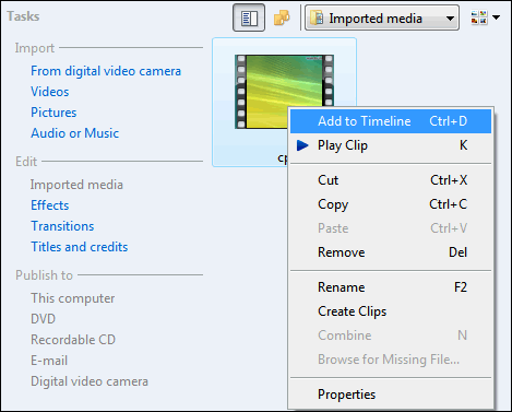 Редактируйте MP3 в Windows 10 с помощью Windows Movie Maker