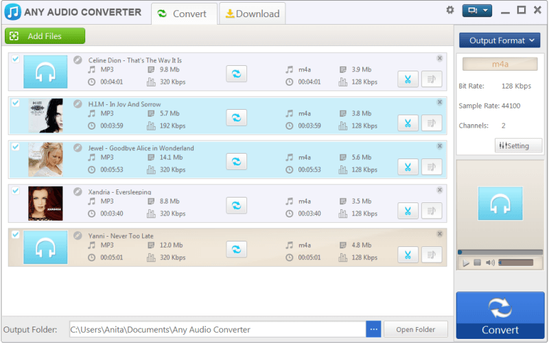 Qualsiasi convertitore audio