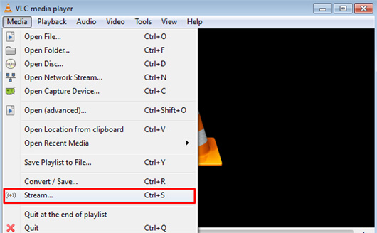 選擇使用 VLC 媒體播放器刻錄 DVD 的文件