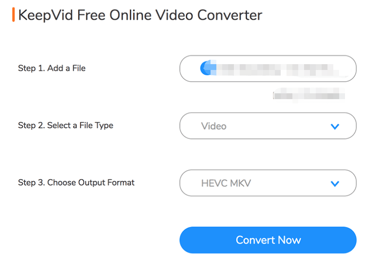 Convert SD to HD on KeepVid Online Video Converter